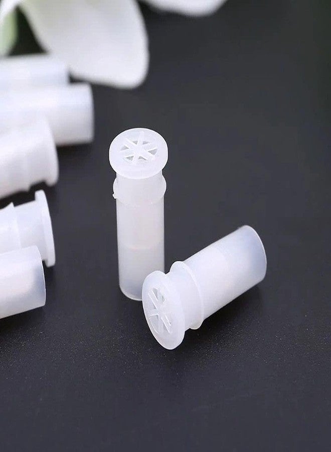 YSSZAM 100 Pcs White Toy Noise Makers Insert Squeakers, Plastic Dog Squeaky Whistles, Dog Squeak Toys Toy Insert Replacements DIY Accessories(15.5x4.8mm) - Image 2